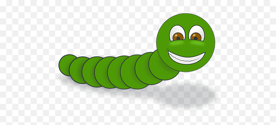 Free Caterpillar Worm Vectors - Worm Clip Art Emoji,Caterpillar Emoji