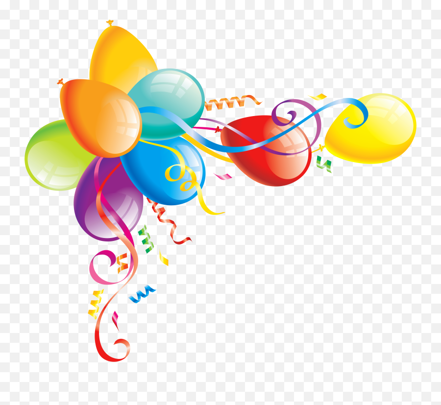 Free Balloon Clipart Collection - Clipartix Balões De Aniversário Png Emoji,Baloon Emoji