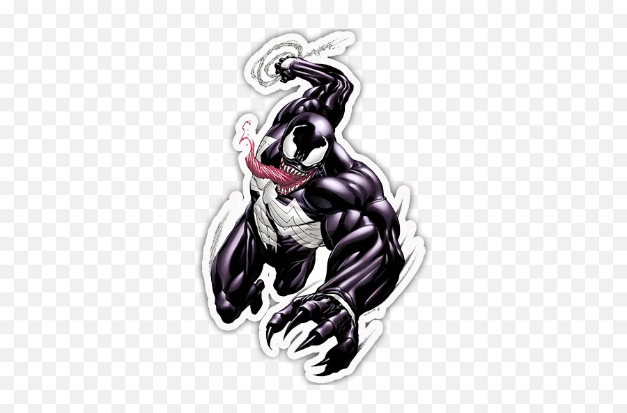 Spiderman Stickers For Telegram - Venom Marvel Comics Emoji,Venom Emoji