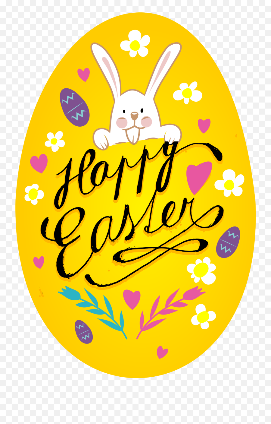 Big Image - Happy Easter Bunny Clipart Emoji,Happy Easter Emoji