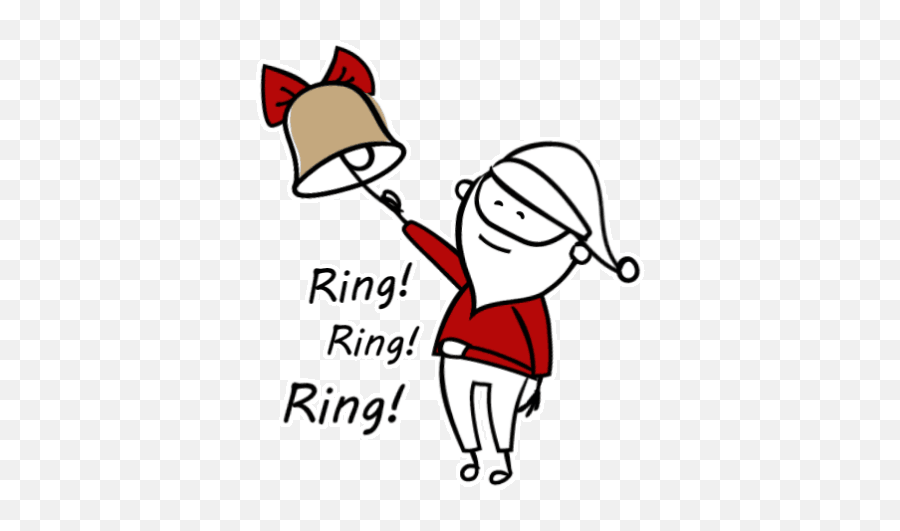 Merry Xmas U0026 Holidays Series From Pd - Ring Ring Clip Art Emoji,Piglet Emoticon
