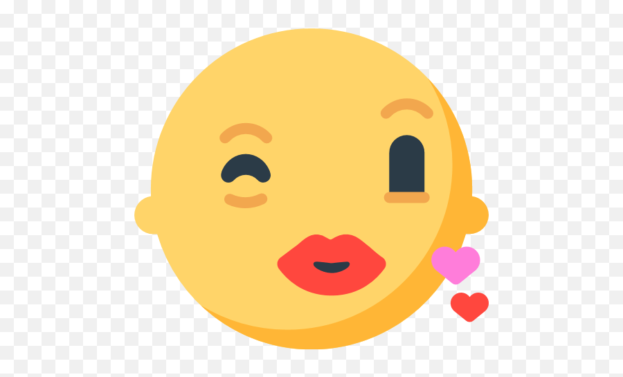 Face Throwing A Kiss Emoji For Facebook Email Sms - Mozilla Emoji,Kiss Emoji