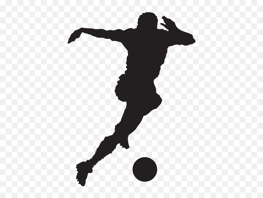 Clip Art Football Player Clipart Photo - Soccer Silhouette Png Emoji,Football Player Emoji