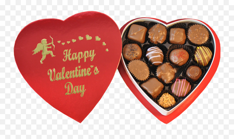 Valentine Chocolate Box Transparent - Valentines Heart Chocolate Box Emoji,Emoji Valentines Box