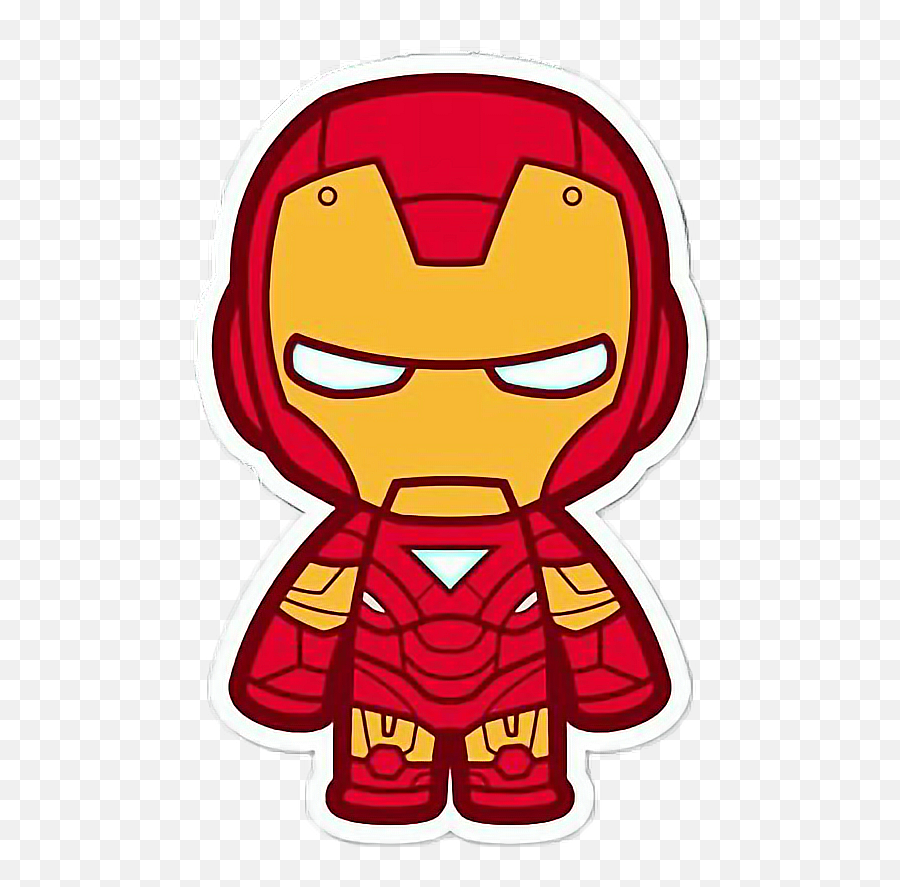 Ironman Hierro Iroman Emoji Emojis Emojisticker Emojiwh - Iron Man Cartoon Png,Iron Emoji