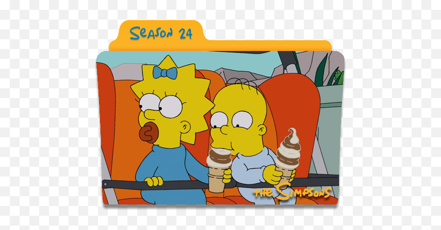 The Simpsons Season 24 Icon Simpsons Folder Iconset Nellanel - Simpsons Season 27 Icon Emoji,Simpson Emoji