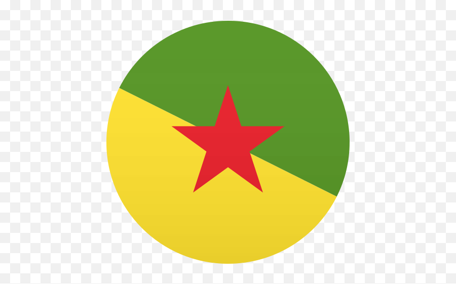 French Guiana To Be - French Guiana Flag Circle Emoji,French Emoji