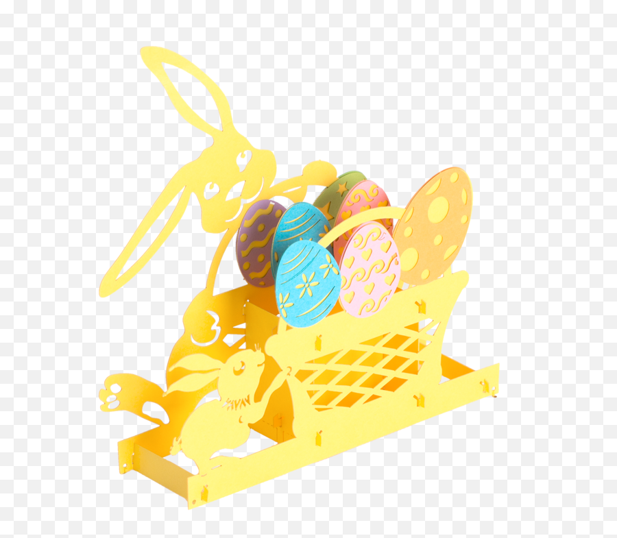 Easter Bunny Pop Up Card - Illustration Emoji,Happy Easter Emoji