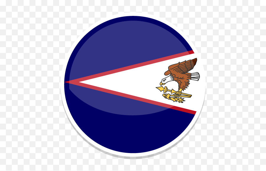 American Samoa Flag Emoji - American Samoa Flag Circle,American Emoji