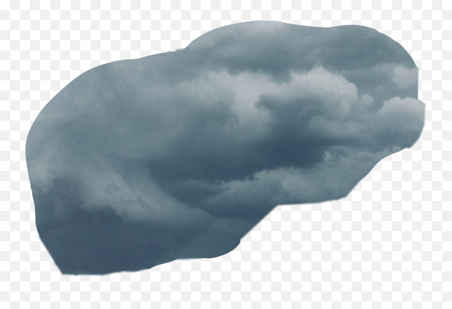 Moody Cloud Aesthetic Rainy Grey Sticker By Estelle - Snow Emoji,Rainy Emoji