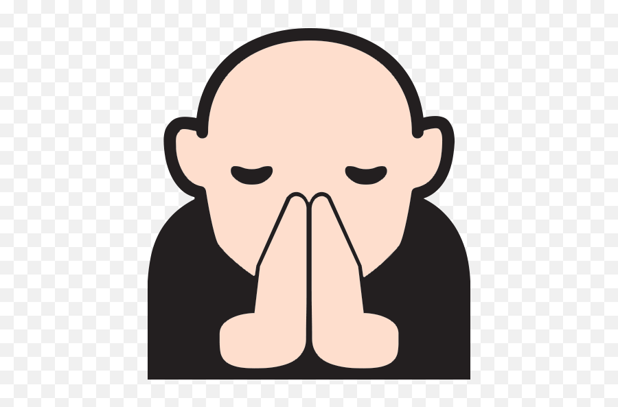 Person With Folded Hands Emoji For Facebook Email Sms - Thanks With Folded Hands,Pray Hand Emoji