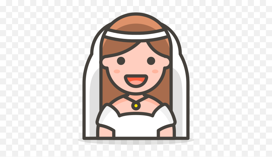 Veil Free Icon Of 780 Free Vector Emoji - Bride Cartoon Icon Png,House And Bride Emoji