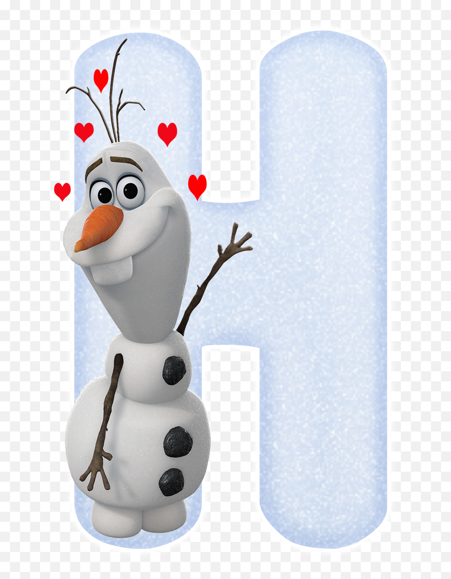 Amoroso Alfabeto De Olaf - Olaf Elsa Emoji,Bizcocho De Emoji
