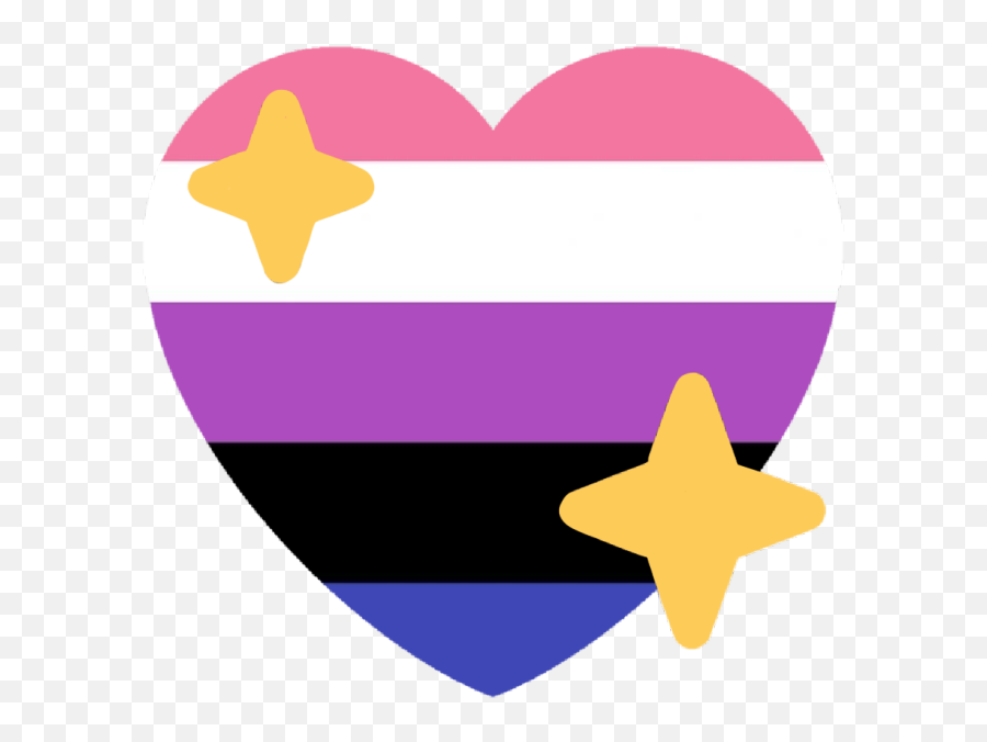 Pride Heart Emojis - Clip Art,Heart Emoji Meme