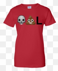 Emoji Deadpool T Shirt - Queen Gold Crest