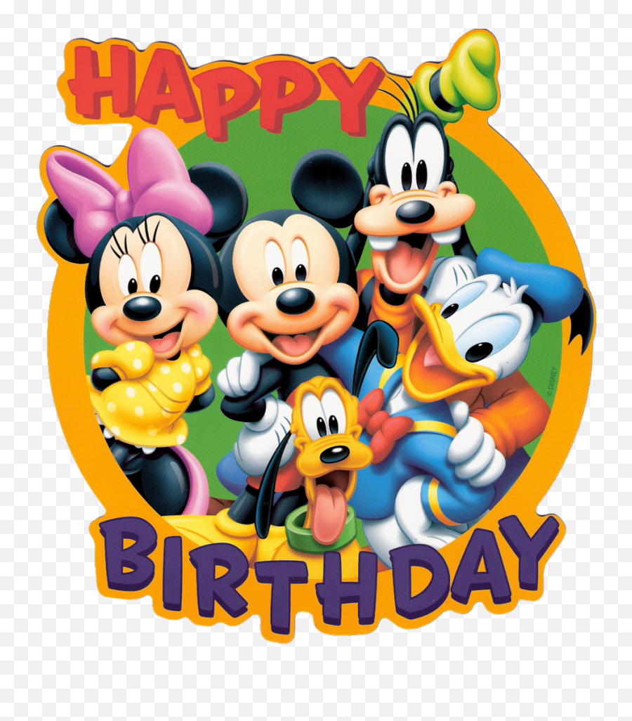 Free Happy Birthday Cartoon Images Download Free Clip Art - Disney Characters Happy Birthday Emoji,Happy Birthday Emojis