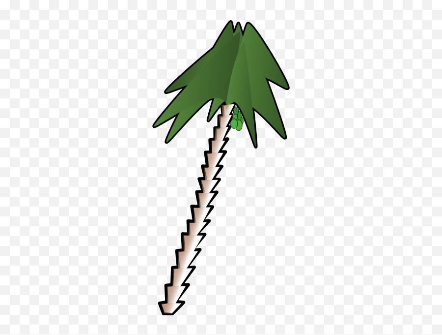 Leaning Palm Tree - Clip Art Emoji,Palm Tree Book Emoji