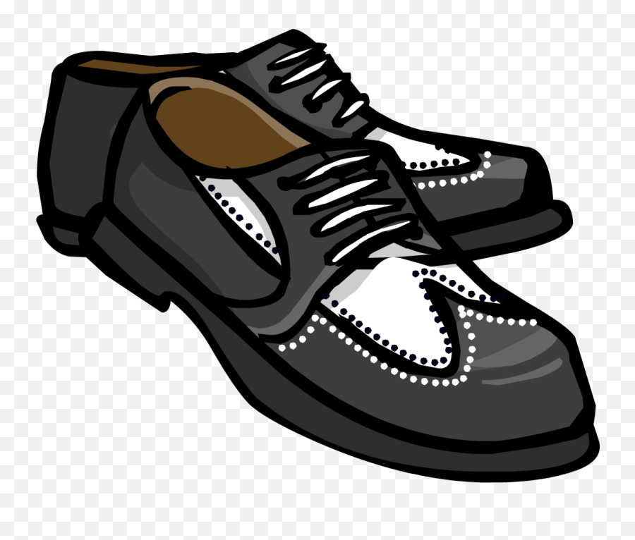 Cartoon Shoe Png Picture - Black Shoes Cartoon Png Emoji,Emoji Canvas Shoes