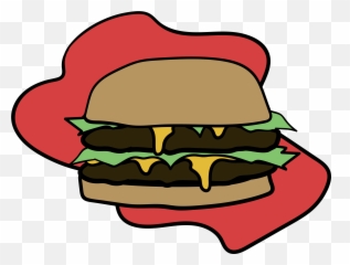Burger Clipart - Clip Art Emoji,Burger Emoji Png