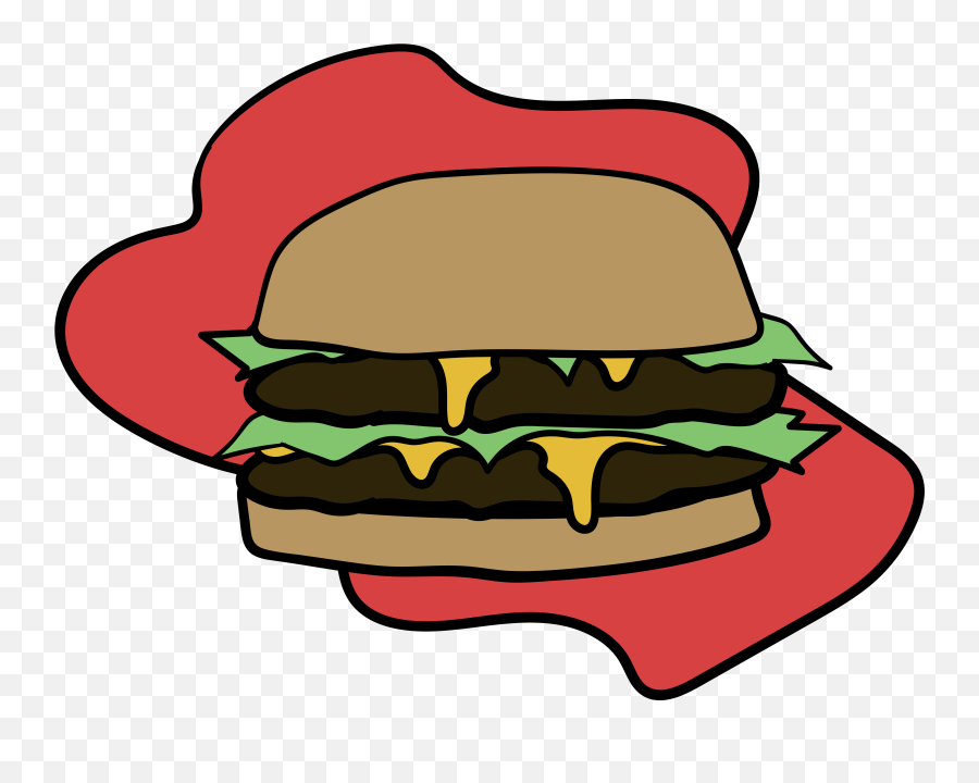 Burger Clipart - Clip Art Emoji,Burger Emoji Png