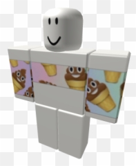 Poo Icecream Emojis Crop Top - Roblox White Bikini