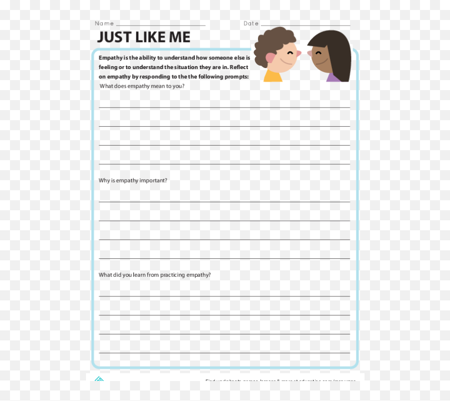 Learning How To Practice Empathy - Printable Empathy Worksheets For Adults Emoji,Emoji Math Worksheet