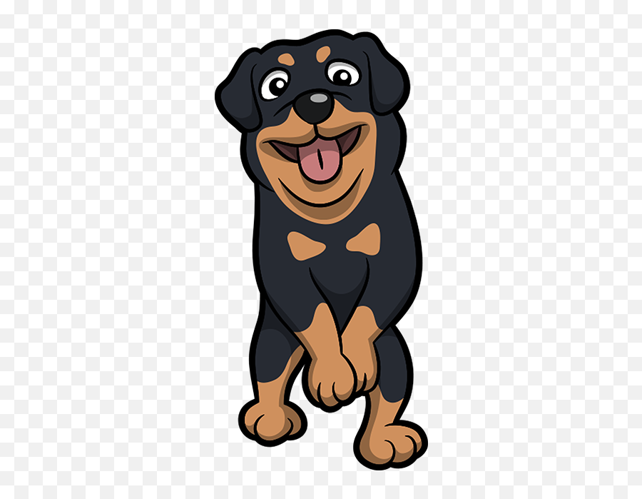 Rottweiler Emoji Stickers - Rottweiler Emoji,Dog Breed Emojis