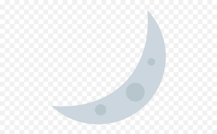 Crescent Icon Of Flat Style - Crescent Moon Emoji Twitter,Crescent Moon Emoji