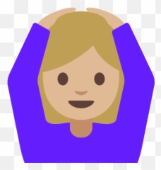 Emoji U1f646 1f3fc - Clip Art
