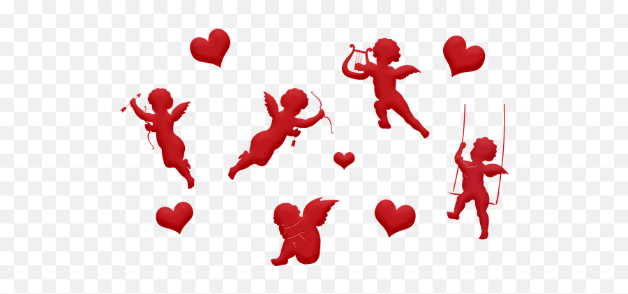 Free Red Heart Heart Illustrations - Valentin Nap Emoji,Cupid Heart Emoji