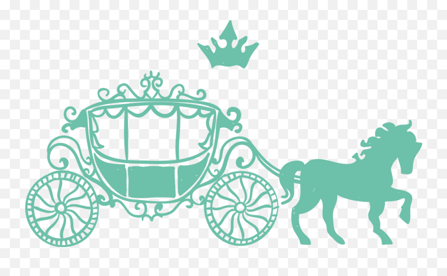 Wedding Invitation Carriage Horse And - Cinderella Carriage Png Emoji,Horse Emoji Pillow
