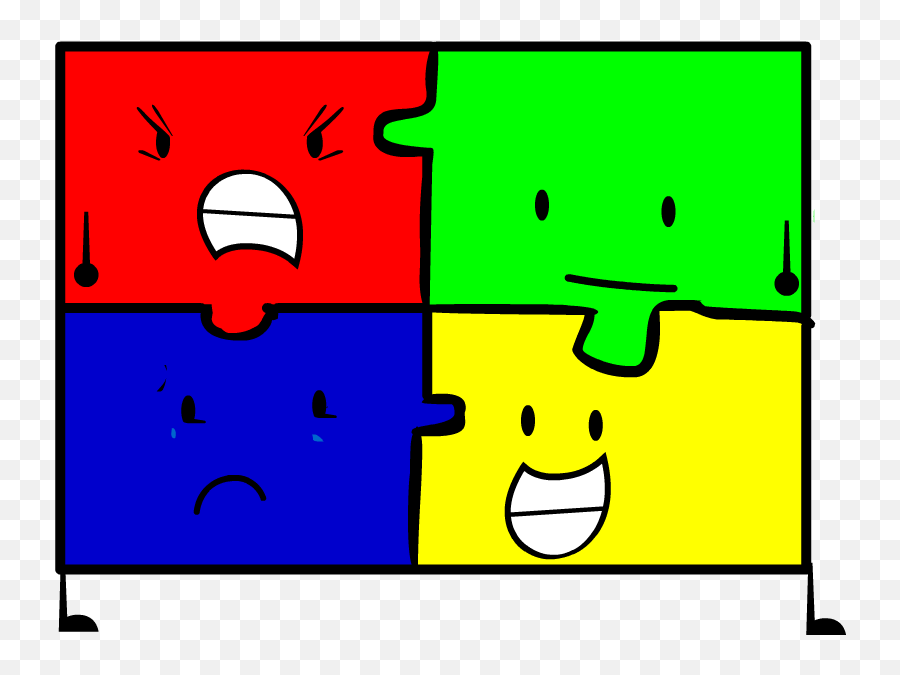 Free Transparent Puzzle Overlay - Bfdi Puzzle Emoji,Emoticon Puzzles