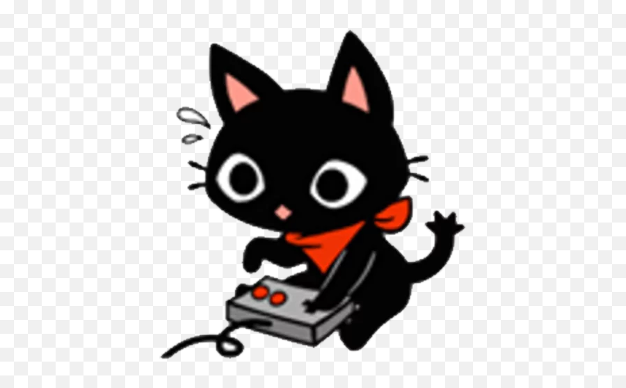 Gamer Cat Stickers For Telegram - Gamer Cat Sticker Emoji,Animated Cat Emoji