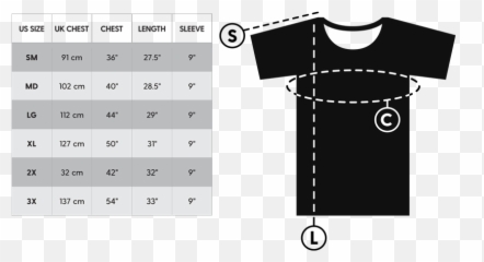 Read The Syllabus Clap Emoji - Size Chart Cotton Shirts