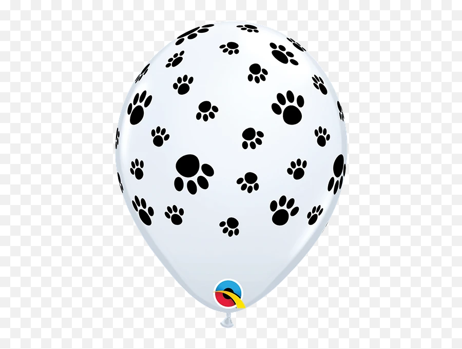 Paw Prints - Around Latex Balloon 11 Puppy Paw Balloons Emoji,Paw Emoji