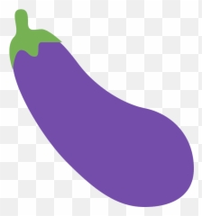Eggplant Emoji Clipart - Eggplant Emoji Twitter,Cucumber Emoji