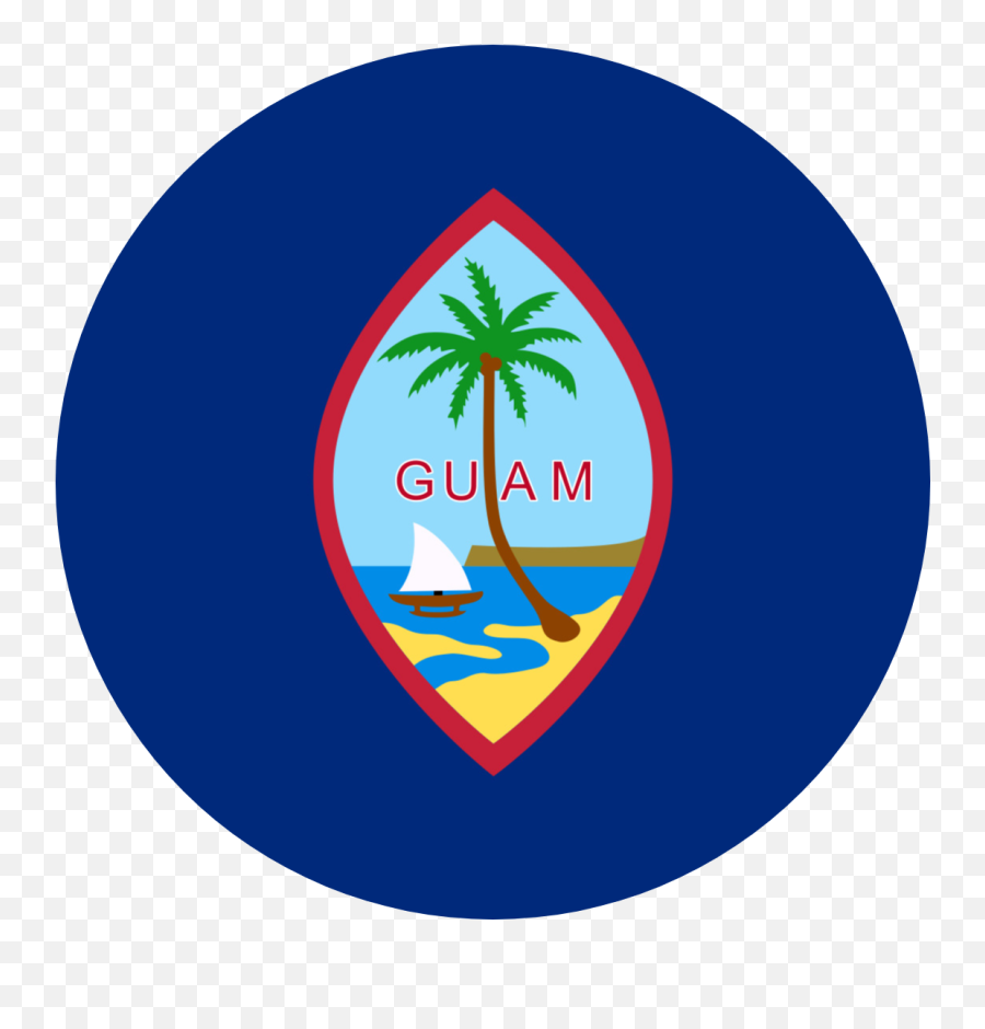 Guam Flag Emoji U2013 Flags Web - Guam Flag Vector,Blue Circle Emoji
