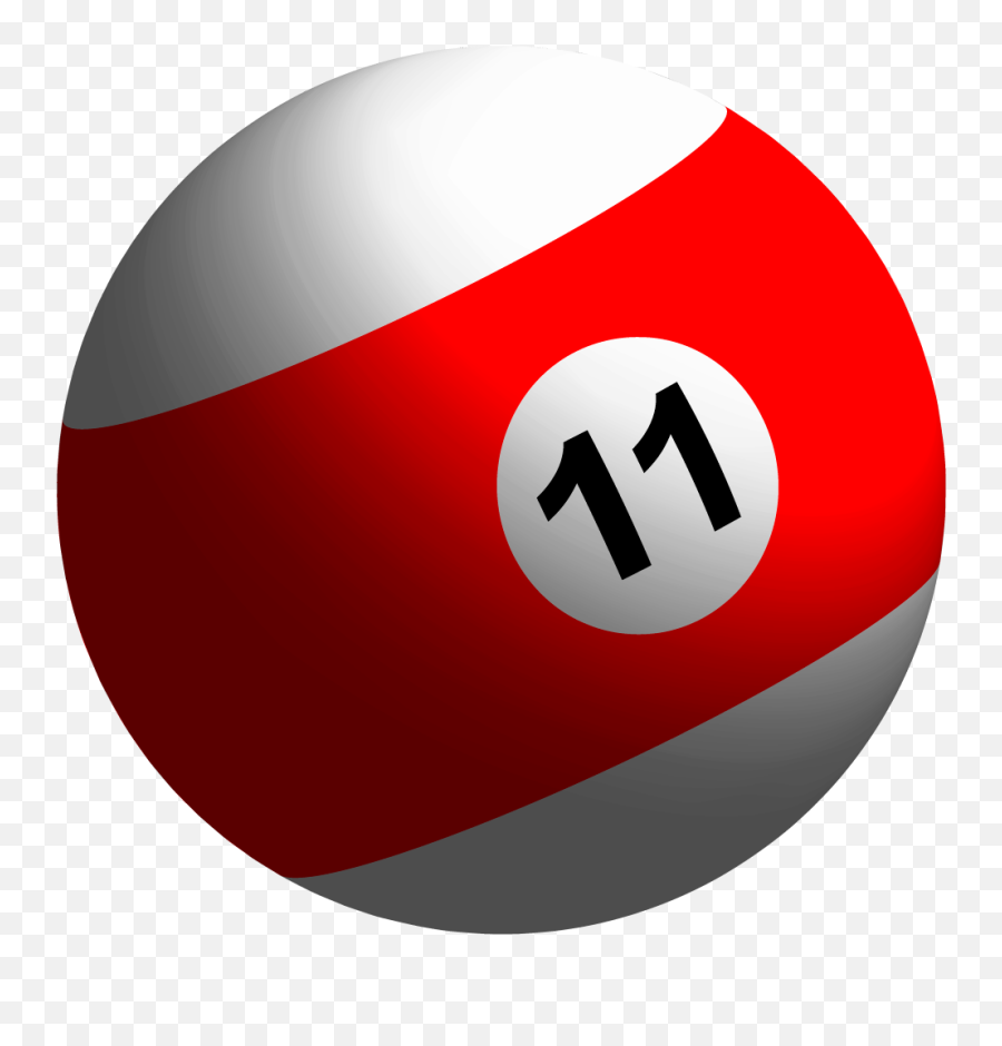 8 Ball Pool Emoji - Red Stripe Pool Ball,8 Ball Emoji