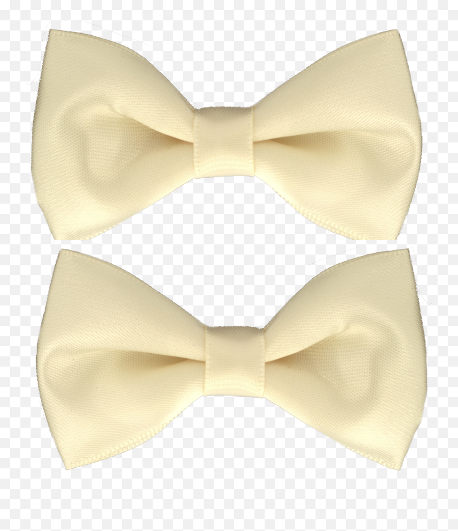 Ozdoby Do Wosów 2 Yellow Satin Bows - Solid Emoji,Emoji Hair Bows