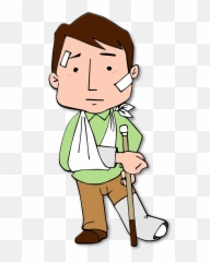 Injuries From Traffic Accident Clipart - Injury Emoji