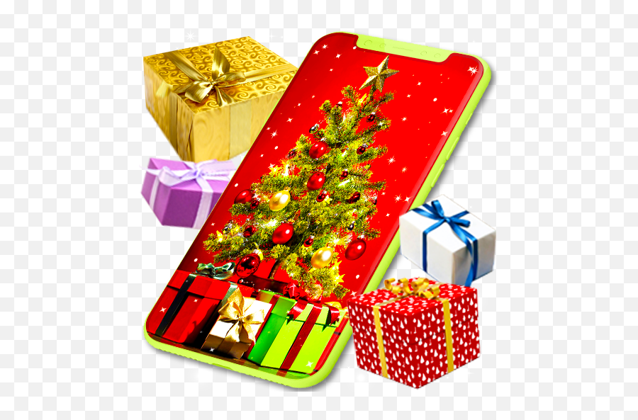 Christmas Live Wallpaper Xmas Tree Wallpapers - Christmas Day Emoji,Xmas Emoji