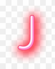 Letterhead red neon alphabet j AD AFFILIATE sponsored - J Png Emoji