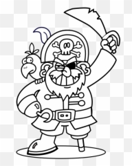 Pirate Coloring Pages For Toddlers Free Printable Pirate - Pirate Picture To Colour Emoji,Pirate Emoji Iphone