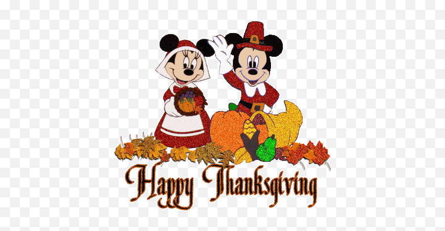 Free Thanksgiving Gifs Free Download - Mickey And Minnie Thanksgiving Emoji,Happy Thanksgiving Emoji