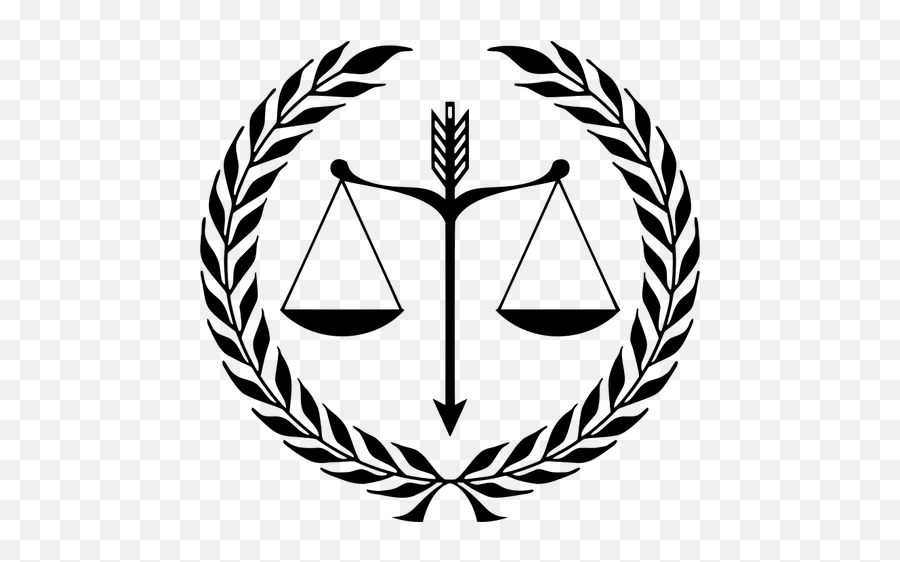 Justice Emblem - Justice Law Logo Emoji,Scales Of Justice Emoji