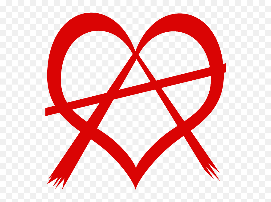 Love Is Freedom - Anarchy Heart Symbol Emoji,Symbol For Emotion