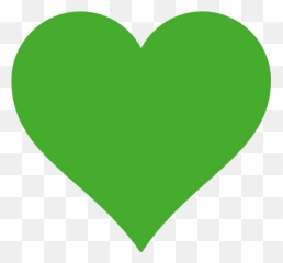 Free Green Heart Transparent Background - Green Heart Transparent Background Emoji,Green Heart Emoji Png