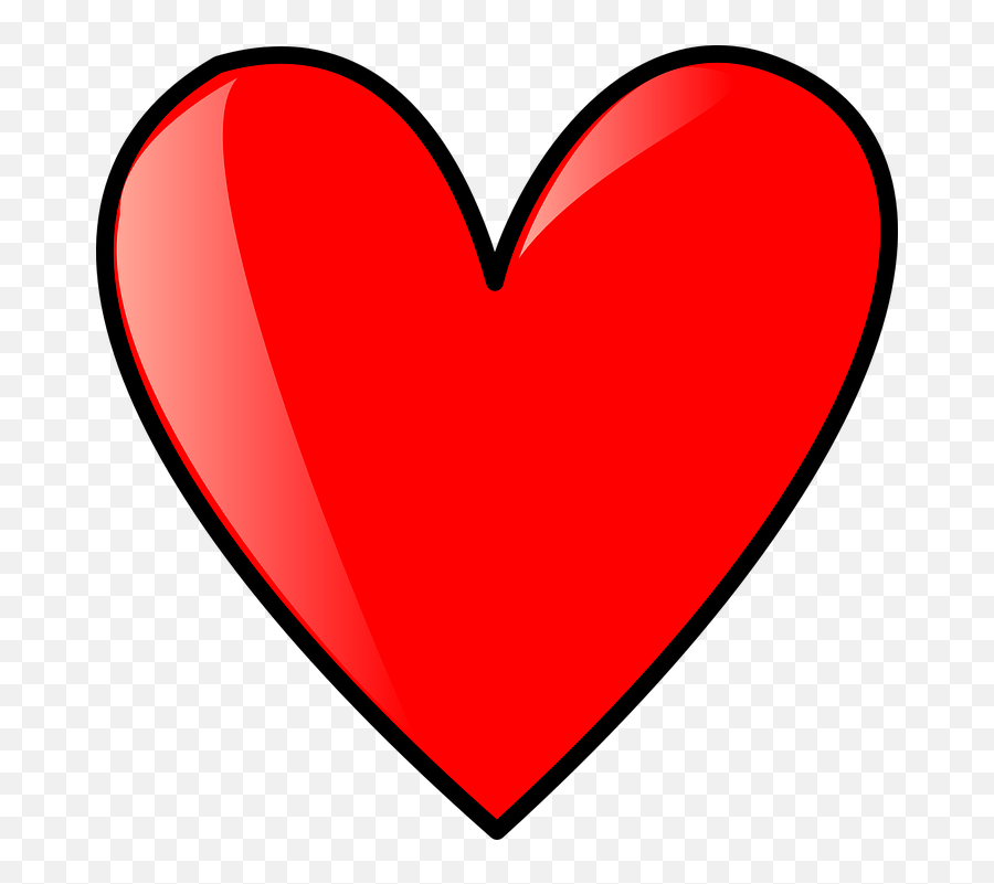 Heart Love Valentines - Heart Vector Emoji,Heart Emojis For Twitter
