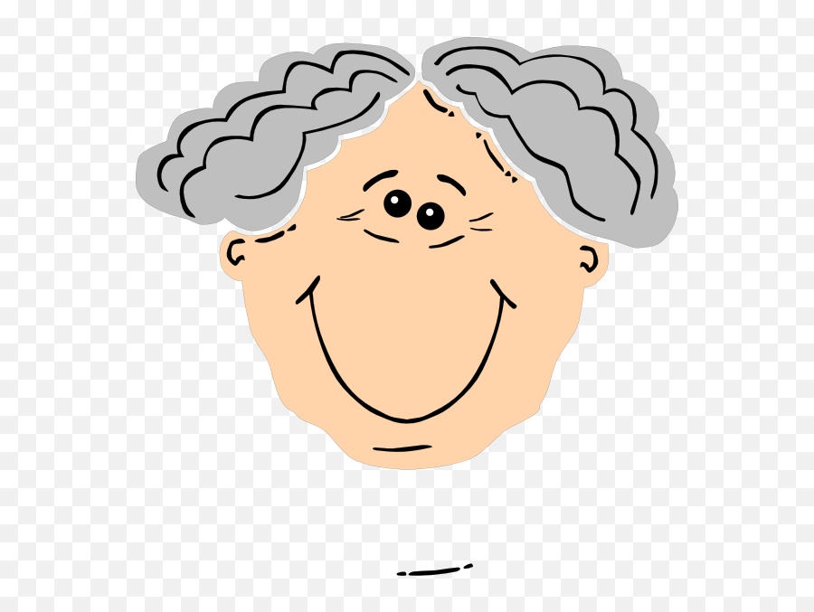 Old Clipart Grandparent Old - Grandma Face Clip Art Emoji,Grandparent Emoji