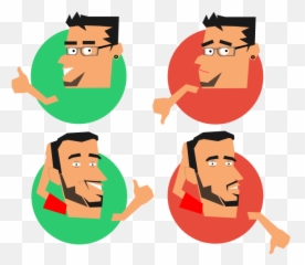 Luiz E Rafael Like Dislike - Png Emoji